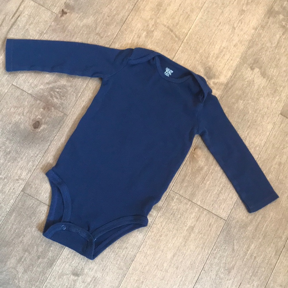 Carter’s Navy onesie long sleeve